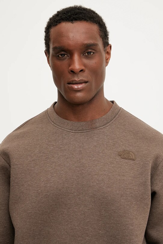 The North Face felpa Crew Neck Sweatshirt marrone NF0A8AMA2QI1