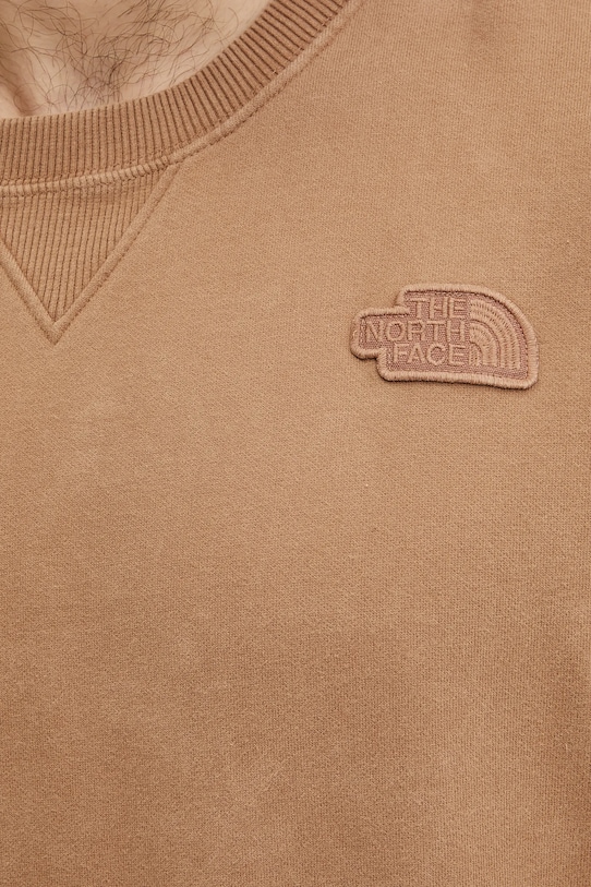 The North Face hanorac de bumbac Nature Relaxed NF0A8BW06IH1 maro