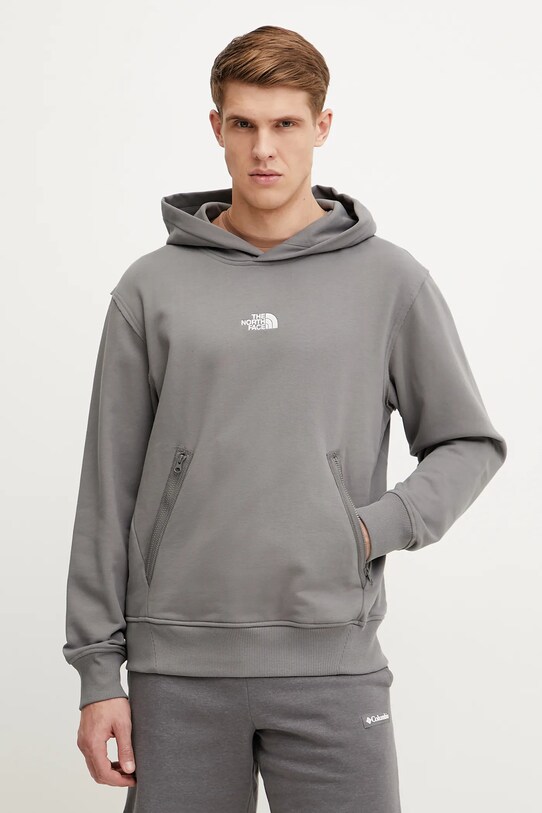 Îmbrăcăminte The North Face hanorac de bumbac Heritage Relaxed NF0A8C420UZ1 gri