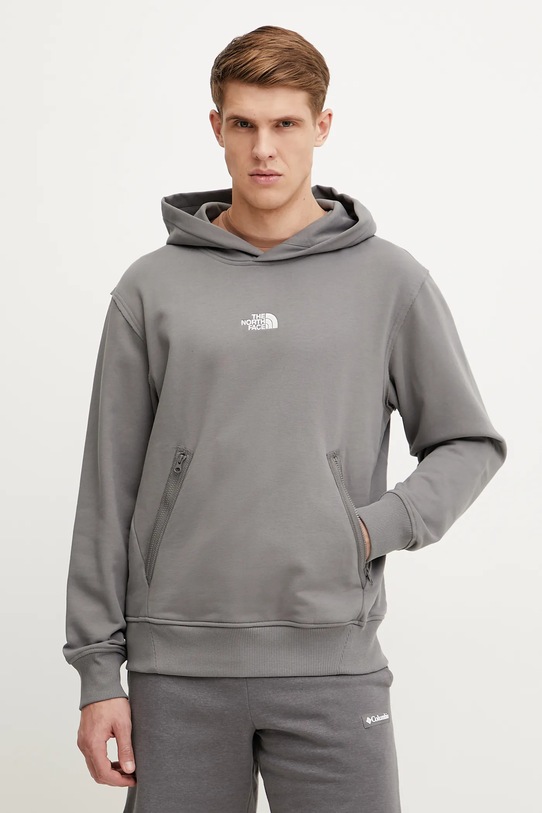 Odzież The North Face bluza bawełniana Heritage Relaxed NF0A8C420UZ1 szary