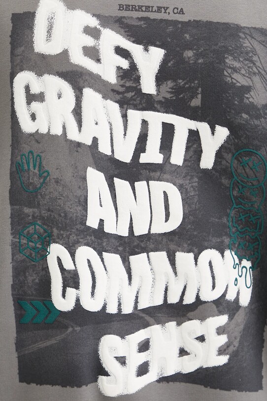 The North Face bluza bawełniana Heritage Relaxed NF0A8C420UZ1 szary