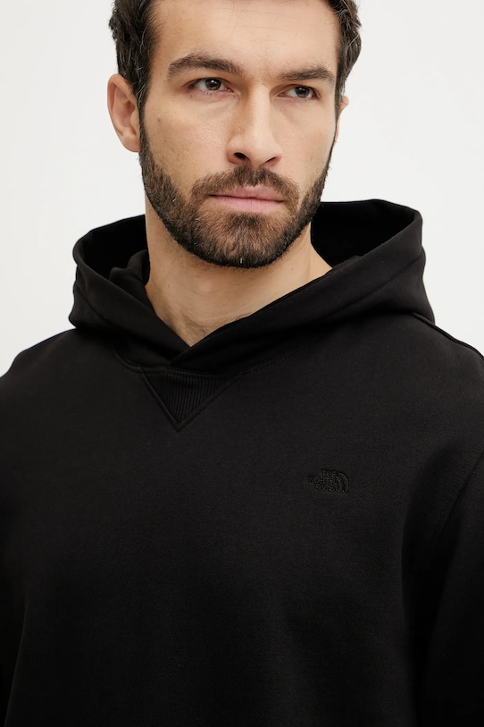 Βαμβακερή μπλούζα The North Face Dome Relaxed μαύρο NF0A8C43JK31