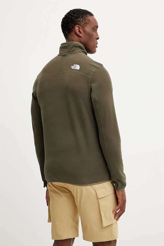 Odzież The North Face bluza sportowa 100 Glacier NF0A855X21L1 zielony