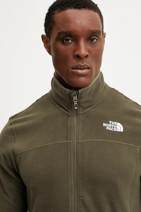 The North Face bluza sportowa 100 Glacier zielony NF0A855X21L1