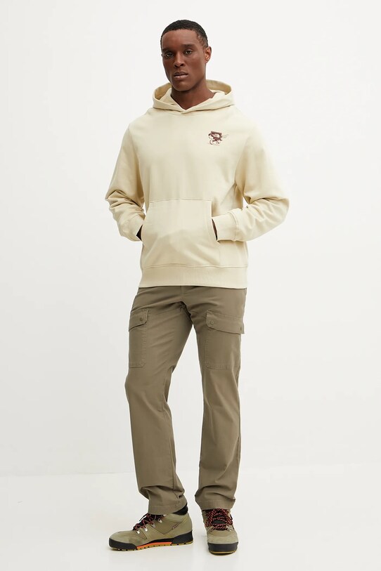 The North Face hanorac de bumbac WAMFC NF0A8C333X41 bej SS25