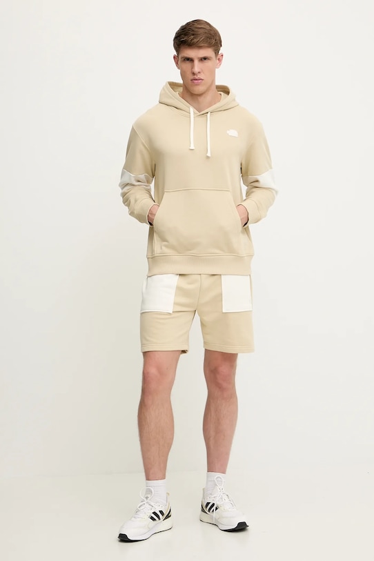 The North Face bluză Terry Relaxed NF0A8C2B3X41 bej SS25