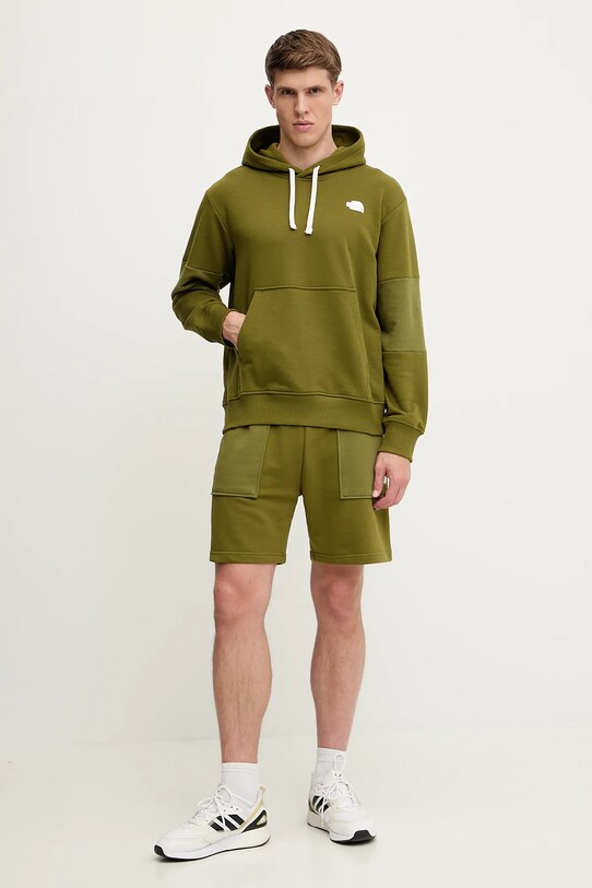 Mikina The North Face Terry Relaxed NF0A8C2BPIB1 zelená SS25