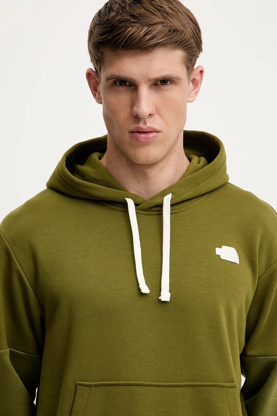 Mikina The North Face Terry Relaxed zelená NF0A8C2BPIB1