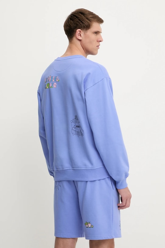 Odzież The North Face bluza bawełniana Mountain Cleanup NF0A8C2U0YI1 fioletowy