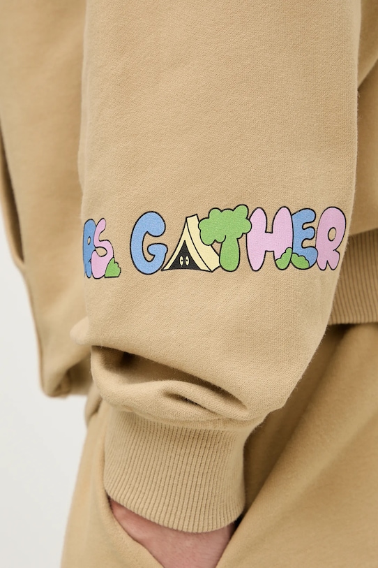 Bavlnená mikina The North Face Mountain Cleanup NF0A8C2VLK51 zelená