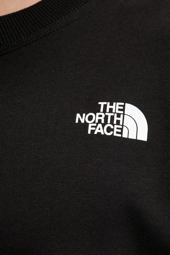 The North Face bluza bawełniana Nuptse Oversized NF0A8C3UJK31 czarny