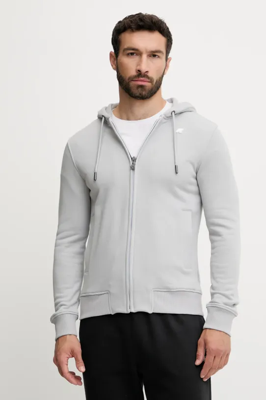 K-Way bluza z kapturem szary K31364W