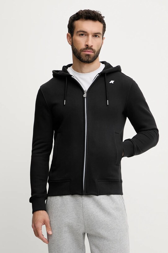 K-Way bluza z kapturem czarny K31364W