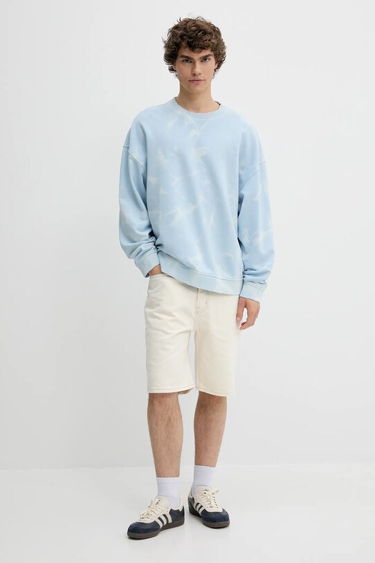 Hugo Blue felpa in cotone 50534266 blu SS25
