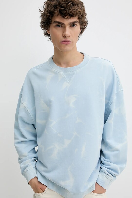 Hugo Blue felpa in cotone blu 50534266