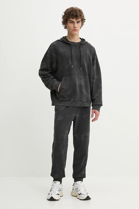 Hugo Blue felpa in cotone 50534273 nero SS25