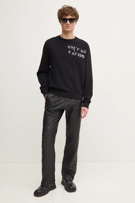 Бавовняна кофта ZADIG&VOLTAIRE JMSS01255.11 чорний SS25