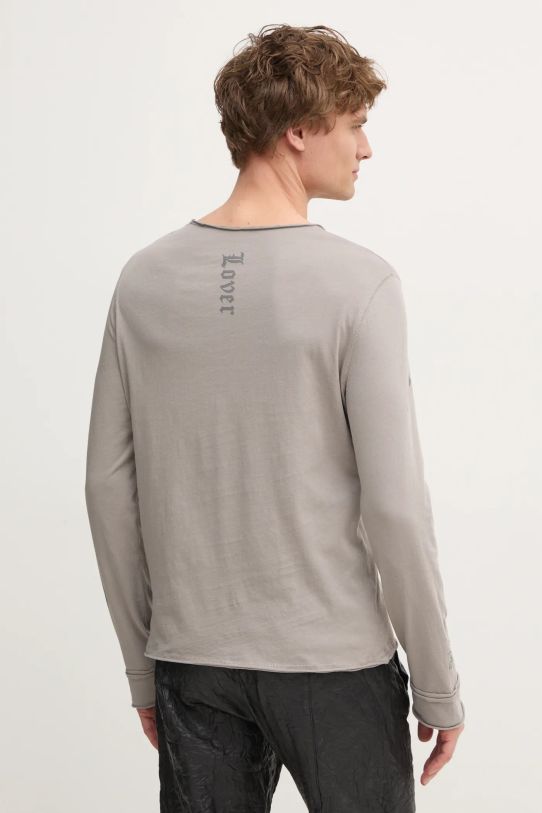 Îmbrăcăminte ZADIG&VOLTAIRE longsleeve din bumbac JMTN01613.29 bej