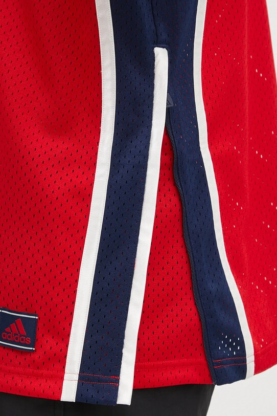 Блуза с дълги ръкави adidas Originals Warm-Up Top JD5376 червен