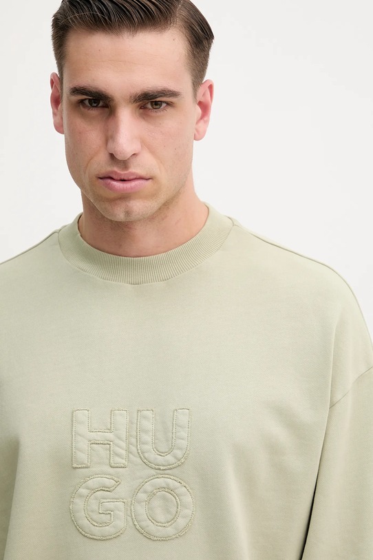 Îmbrăcăminte HUGO hanorac de bumbac 50535258 verde
