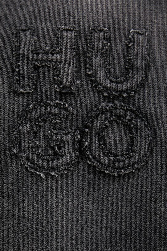 HUGO bluza bawełniana szary 50535312
