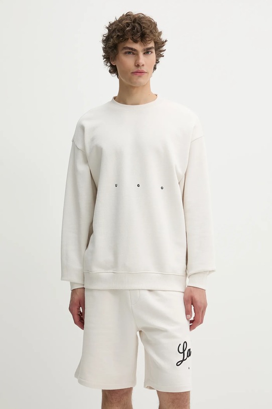 Îmbrăcăminte HUGO hanorac de bumbac 50538973 bej