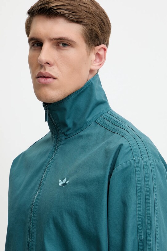 Μπουφάν adidas Originals Firebird Jacket τιρκουάζ KC0684