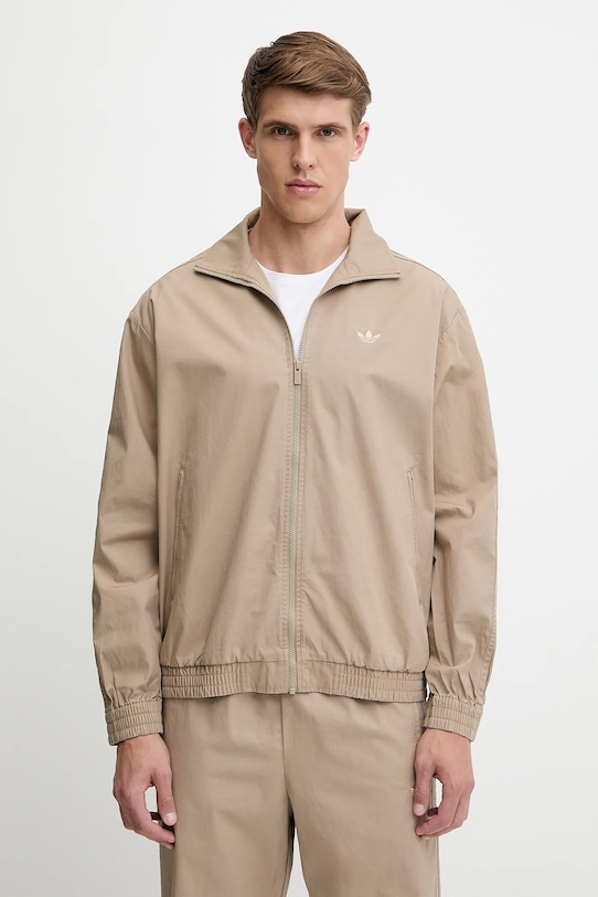 Хлопковая куртка adidas Originals Firebird Jacket остальные бежевый KC0685