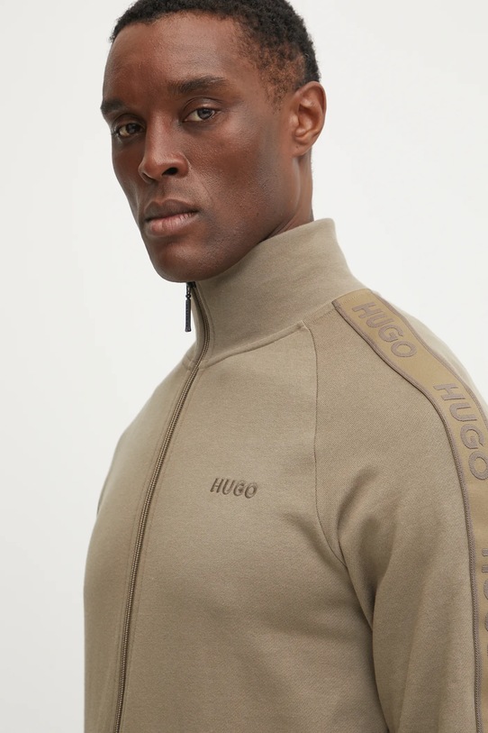HUGO hanorac lounge din bumbac verde 50540933