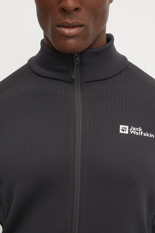 Sportovní mikina Jack Wolfskin Kolbenberg A63964 šedá