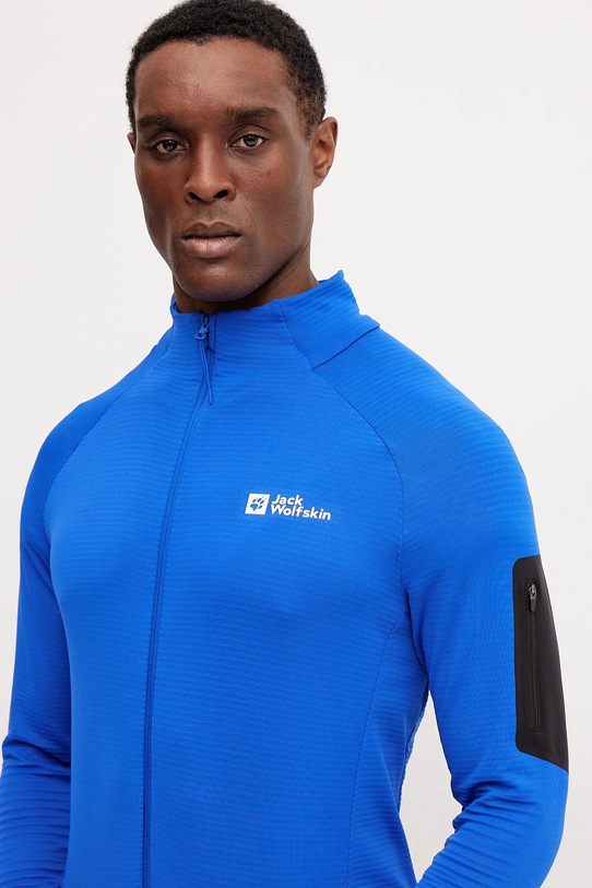 Sportovní mikina Jack Wolfskin Prelight modrá A63789