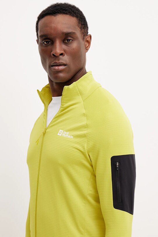 Sportovní mikina Jack Wolfskin Prelight zelená A63789