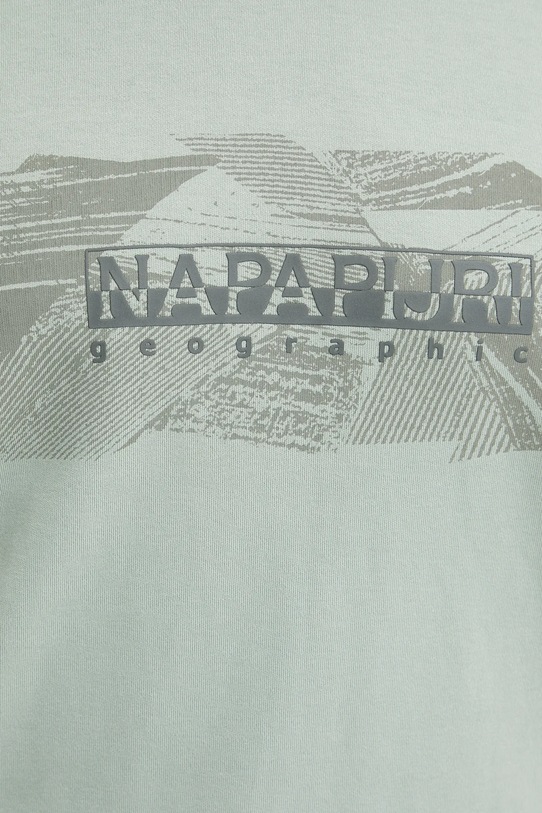 Памучен суичър Napapijri B-Vanni NP0A4IC8G1X1 зелен