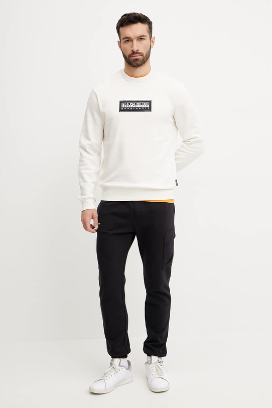 Napapijri bluza B-Box NP0A4I1AN1A1 biały SS25