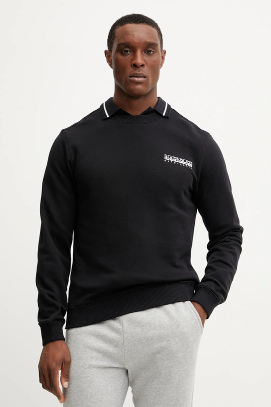 Дрехи Памучен суичър Napapijri B-Sovana NP0A4IBZ9411 черен