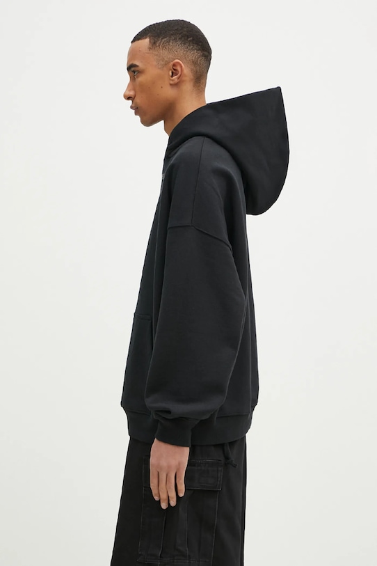 Bavlněná mikina KSUBI Sott Ekcess MPS25FL008 černá SS25