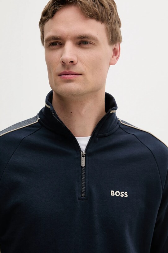 Oblečenie Mikina s kapucňou BOSS 50540785 tmavomodrá