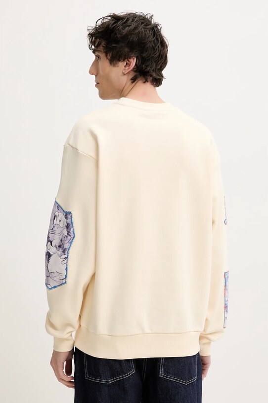 Ρούχα Βαμβακερή μπλούζα Desigual MICKEY 25SMSK07 μπεζ