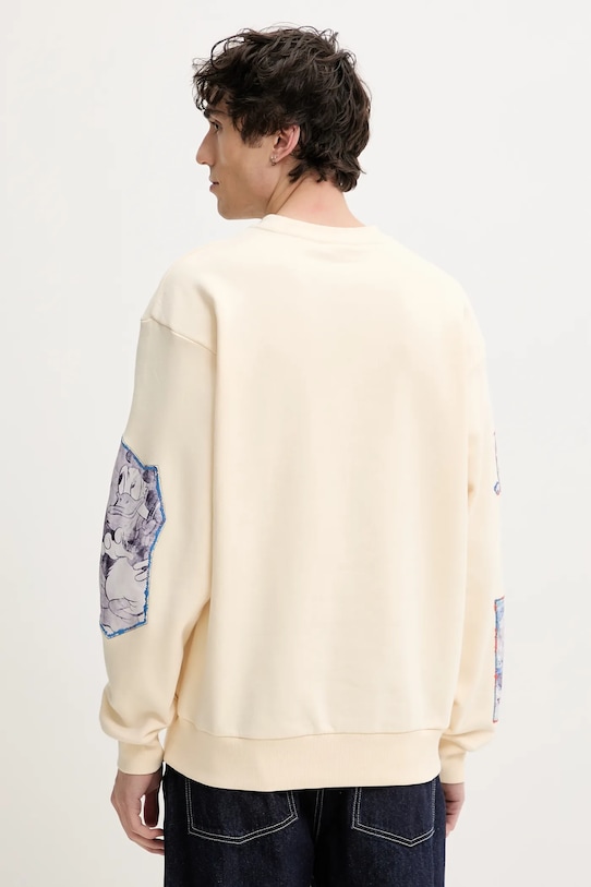 Îmbrăcăminte Desigual hanorac de bumbac MICKEY 25SMSK07 bej