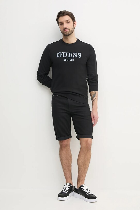 Guess bluza BEAU M5GQ08.KCN01 negru SS25