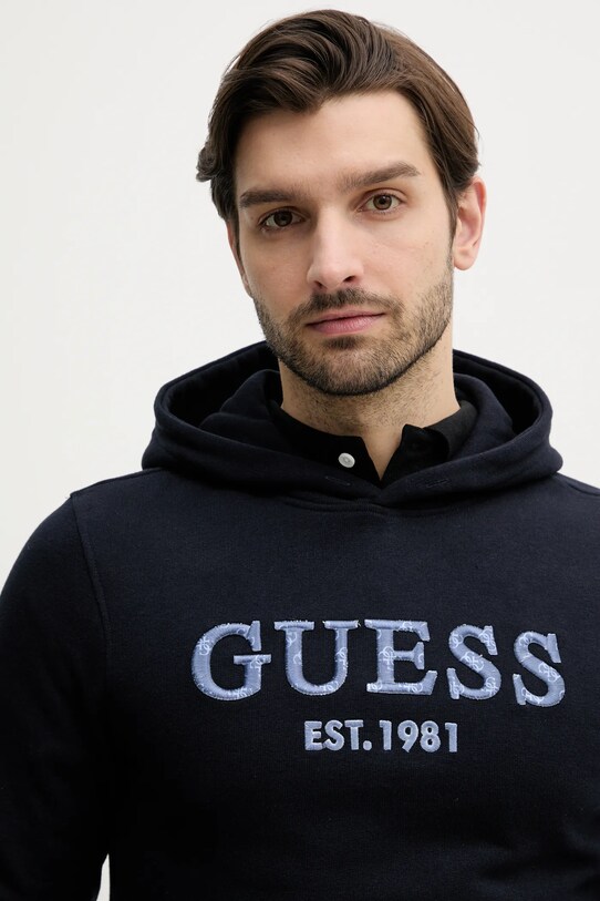 Mikina Guess BEAU námořnická modř M5GQ36.KCN01