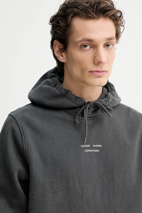 Samsoe Samsoe bluza SAMARCUS gri M25100086