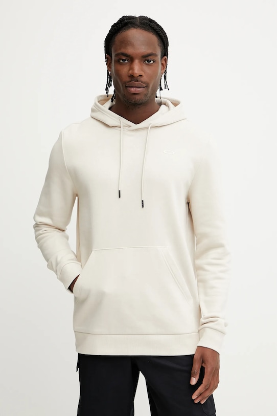 Mikina Oakley RELAX bez kapuce béžová FOA404847