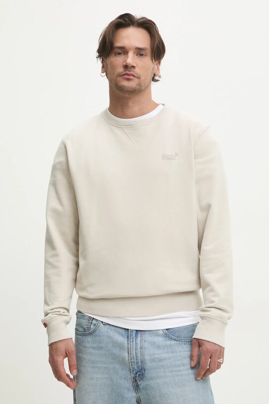 Μπλούζα Superdry χωρίς κουκούλα μπεζ M2013751A.1LC
