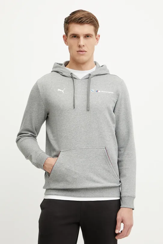 Кофта Puma BMW MMS ESS+ с капюшоном серый 627508
