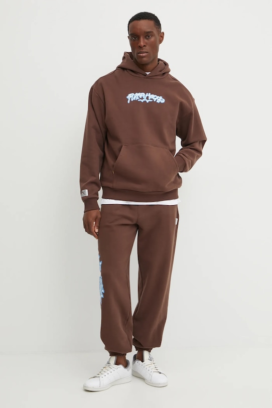 Хлопковая кофта Puma 630472 коричневый SS25