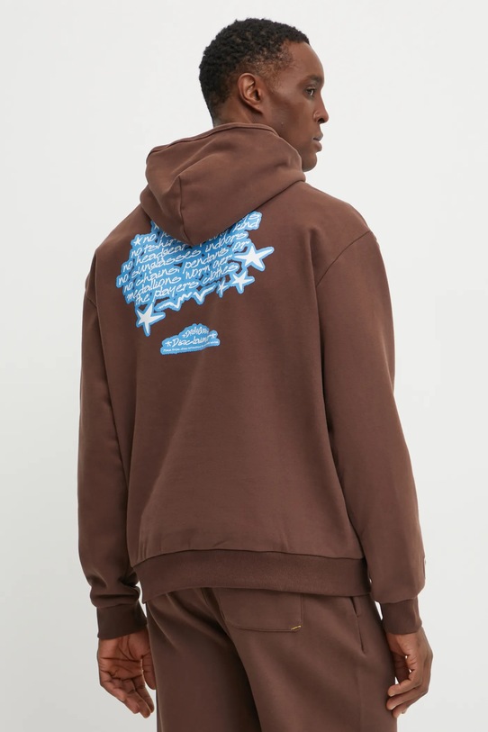 Одежда Хлопковая кофта Puma 630472 коричневый