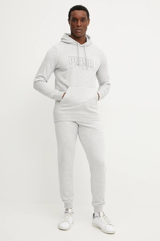 Mikina Puma 684665 sivá SS25