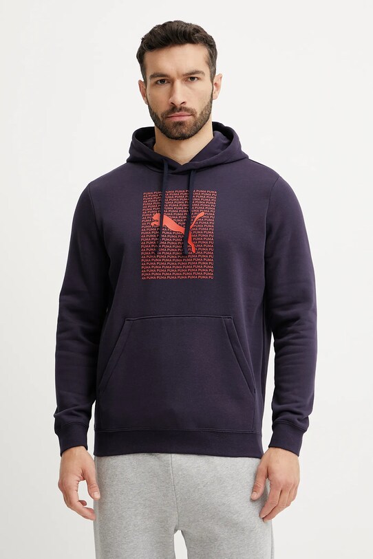 Puma bluza z kapturem granatowy 684669
