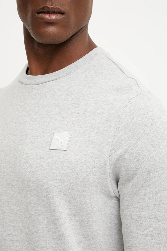 Puma bluza bawełniana szary 684727